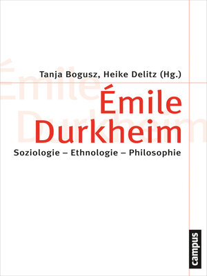 cover image of Émile Durkheim